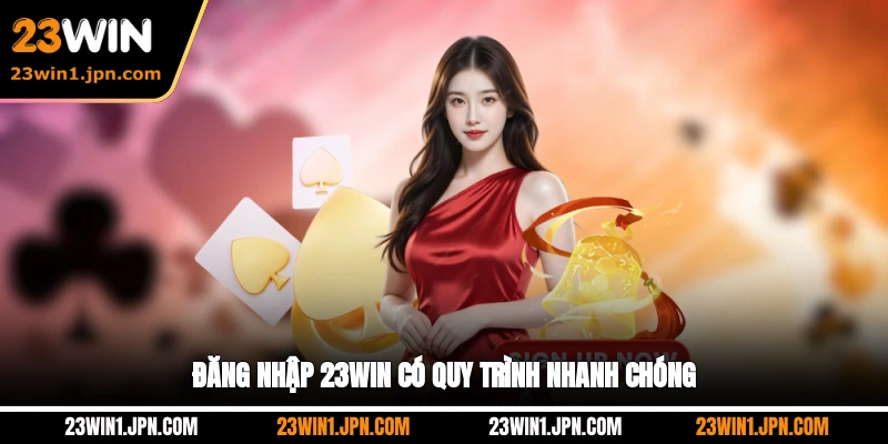 Đăng nhập 23WIN có quy trình nhanh chóng